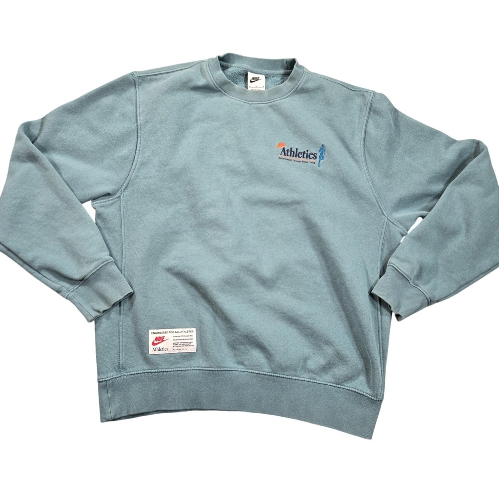 Nike Athletics Sweatshirt Mens Medium Blue One Day At A Time FN1486-379